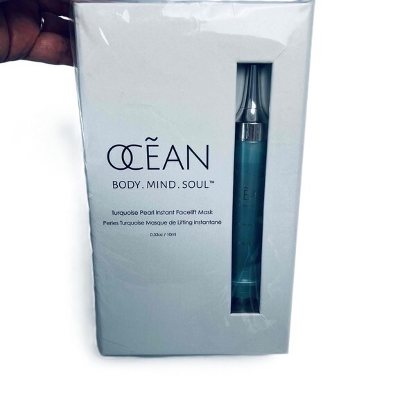 OCEÁNE Turquoise Pearl Instant Facelift Mask 0.33oz 10ml USA Made NEW